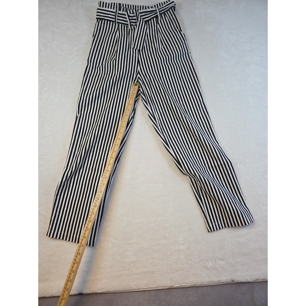 Addie Women's Striped Dress Pants Size S Black/White - Picture 2 of 4